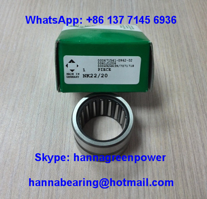 Seri ringan NK8/12-TV Polyamide Cage Needle Roller Bearing Dengan Lubang Minyak 8x15x12mm