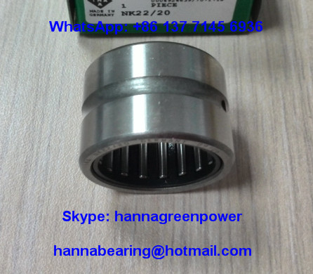 Seri ringan NK8/12-TV Polyamide Cage Needle Roller Bearing Dengan Lubang Minyak 8x15x12mm