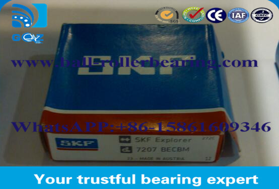 7200BEP Double Row Angular Contact Bearing Ukuran 10*30*9 Bahan GCr15