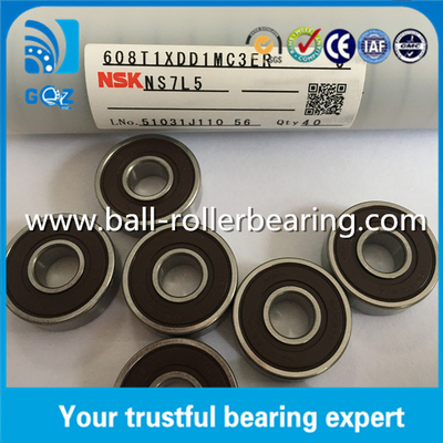 Plastik Kandang Segel Karet Miniatur Bantalan Bola NSK 608-2RS 608T1XDD1MC3ER J NS7L5