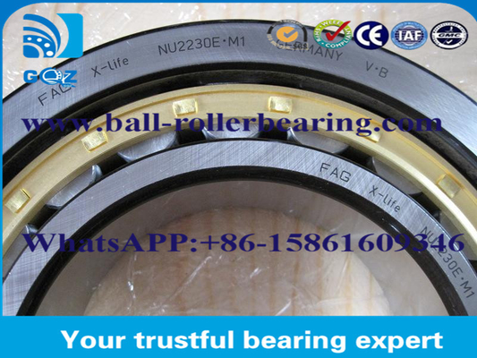 High Speed Rotation Brass Cage Cylindrical Roller Bearing Untuk Otomotif / Rolling Mill