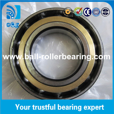 Nylon Bakelite Brass Cage Angular Contact Ball Bearing Dengan Chrome Steel Gcr15