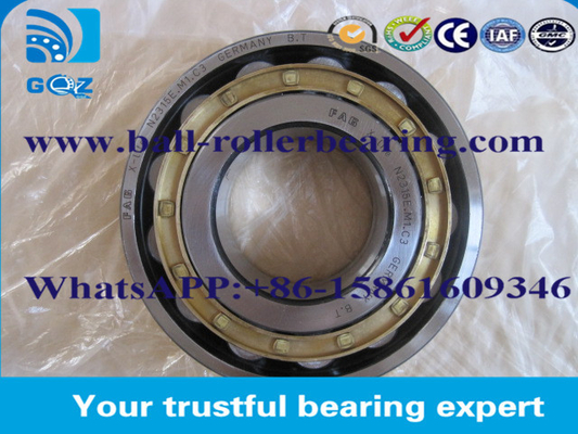 Low Noise Chrome Steel Cylindrical Roller Bearing untuk Free End Bearing