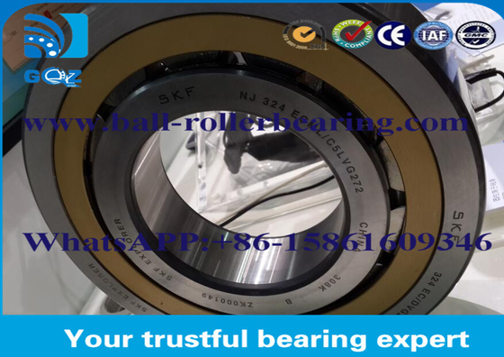 HRC60 - HRC65 Bantalan dorongan rol silinder, Bantalan rol tertutup SKF NJ324 ECML