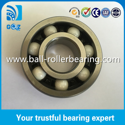 Keramik hibrida Deep Groove Ball Bearing dengan Nylon Retainer ZrO2 Bahan 6305