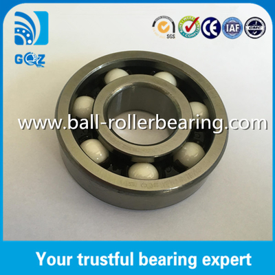 Keramik hibrida Deep Groove Ball Bearing dengan Nylon Retainer ZrO2 Bahan 6305
