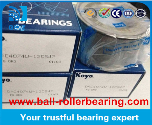 koyo DAC Automotive Bearings, dua baris bantalan bola radial DAC4074W-3 untuk toyota corolla 90363-40066 DAC4074W-3