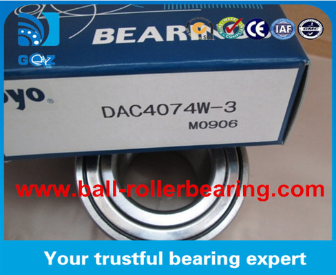 koyo DAC Automotive Bearings, dua baris bantalan bola radial DAC4074W-3 untuk toyota corolla 90363-40066 DAC4074W-3