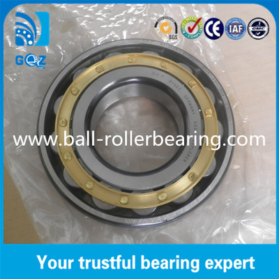 3600 r/min Kecepatan Rotasi Kandang Kuningan Bantalan Rol Silinder SKF NJ222ECM