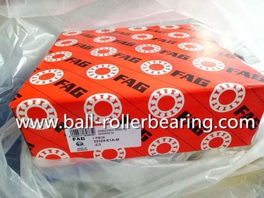 C3 Kebersihan Lapisan Kuningan / Lapisan Roller Bola FAG 22324-E1A-M-C3