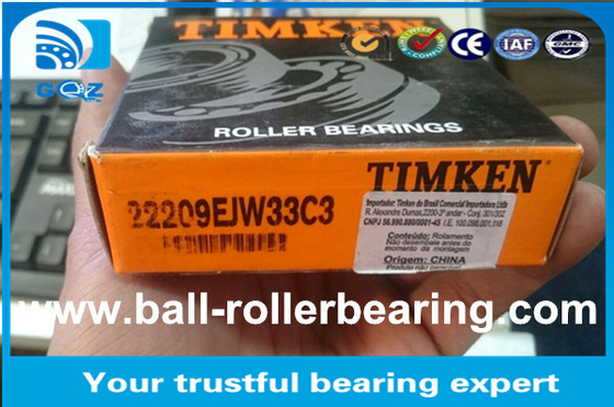 ABEC-3 Spherical Roller Bearing 22209 E untuk Rolling Mill Rolls 22209 CA/W33 Roller Bearing 45X85X23 mm