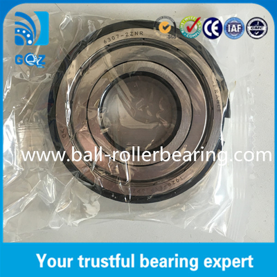 Metal Shielded SKF 6307-2ZNR Deep Groove Ball Bearing dengan Snap Ring