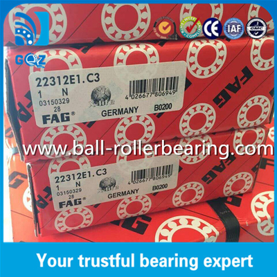 C3 Kebersihan E1 Steel Cage FAG 22312-E1-C3 Bola Roller Bearing steel cage