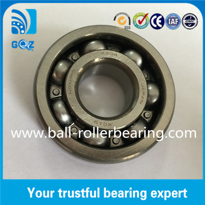 NSK 6304CM Deep Groove Automotive Bearings dengan Lubrication Grease tipe terbuka