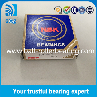 NSK 6304CM Deep Groove Automotive Bearings dengan Lubrication Grease tipe terbuka