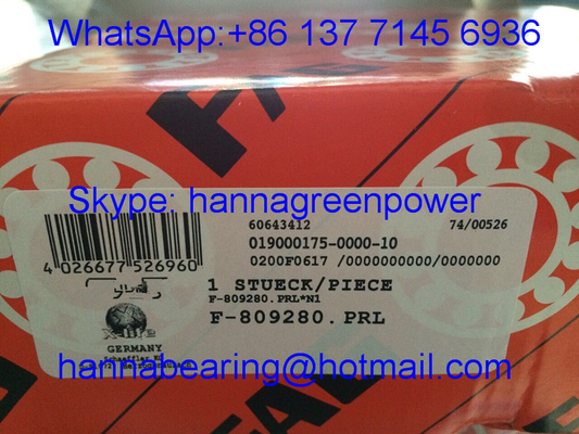 F-809280.PRL Copper Cage Spherical Roller Bearing 809280 untuk Reducer Cement Mixer 100x165x52/65mm