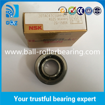 Ball Screw Support Super Precision Bearings Jepang Asal Lubrication Grease NSK 20TAC47C 20TAC47CSUHPN7C