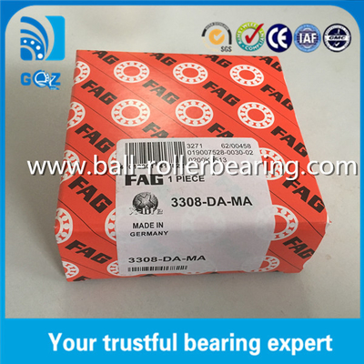 Cage Perunggu Split Inner Ring FAG 3308-DA-MA Double Row Angular Contact Ball Bearing
