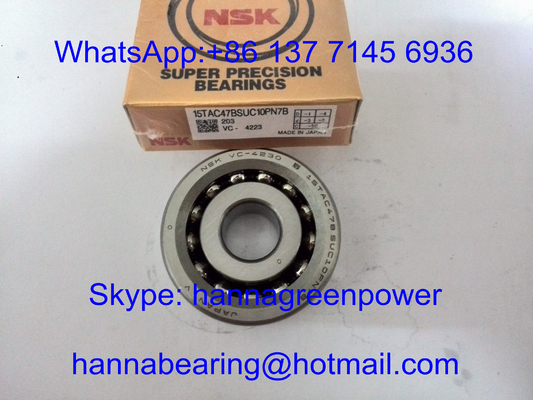15TAC47BSUC10PN7B / 15TAC47CSUHPN7C Bantalan bola dorongan kontak sudut untuk baling-baling 15x47x15mm