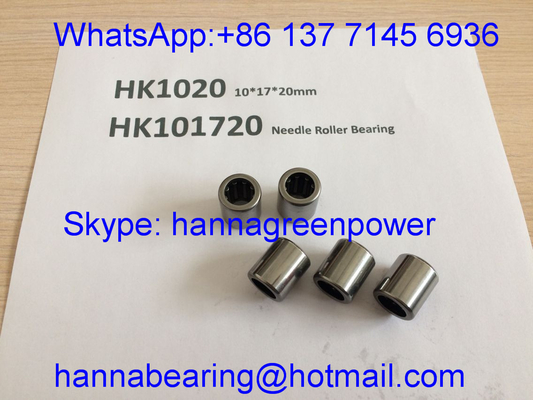 HK101720 / HK1020 / TA1020Z Tergambar Cup Jarum Roller Bearing dengan ujung terbuka 10 * 17 * 20mm
