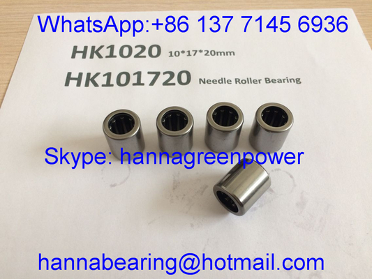 HK101720 / HK1020 / TA1020Z Tergambar Cup Jarum Roller Bearing dengan ujung terbuka 10 * 17 * 20mm