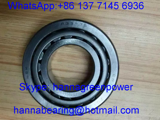 R35-75 / R35/75 Bantalan Rol Kerucut Satu Baris Mobil / Bantalan Hub Roda