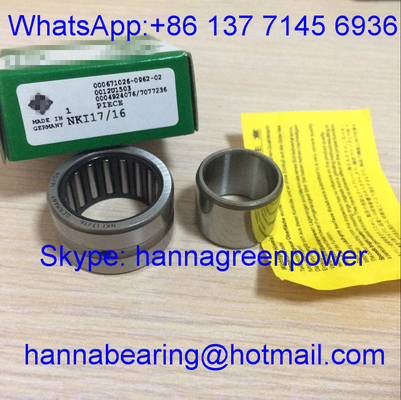NKI17/16-XL / NKI17-16 Tipe tugas ringan Bantalan jarum kecil dengan lubang minyak 17*29*16 mm