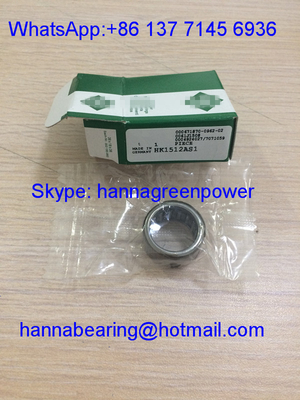 HK1512-AS1 / HK1512 Open End Draw Cup Needle Roller Bearing Dengan Lubang Minyak, 15*21*12mm
