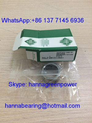 HK1512-AS1 / HK1512 Open End Draw Cup Needle Roller Bearing Dengan Lubang Minyak, 15*21*12mm
