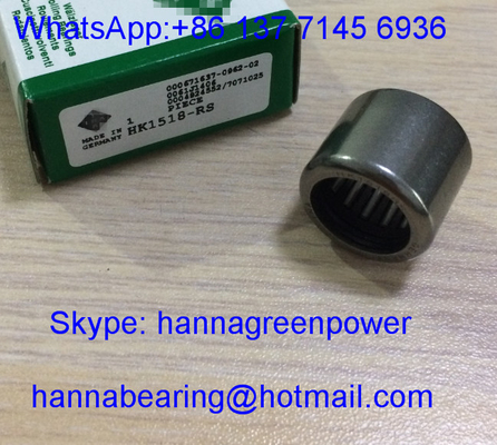 HK1518 / HK1518-RS Needle Roller Bearing / HK1518RS Drawn Cup Roller Bearing dengan ujung terbuka 15x21x18mm