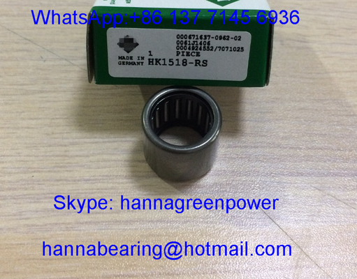 HK1518 / HK1518-RS Needle Roller Bearing / HK1518RS Drawn Cup Roller Bearing dengan ujung terbuka 15x21x18mm