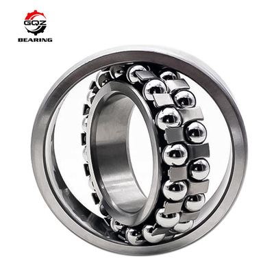 Bahan baja krom 1304 Steel Cage Double Row Self-Aligning Ball Bearing