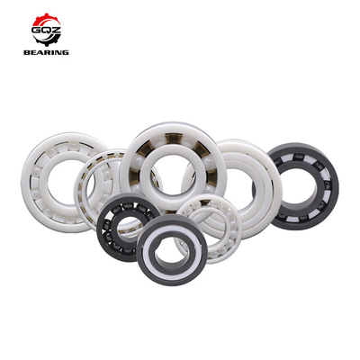 Si3N4 ZrO2 Hibrida Full Keramik Ball Bearings, Single Row Ball Bearing 6014 2RS