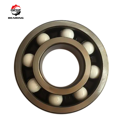 Keramik hibrida Deep Groove Ball Bearing dengan Nylon Retainer ZrO2 Bahan 6305