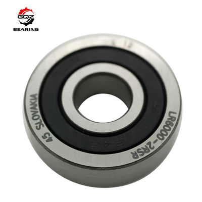 Baja krom/baja tahan karat Bahan INA LR6000-2RSR Karet Segel Jalur Roller Bearing