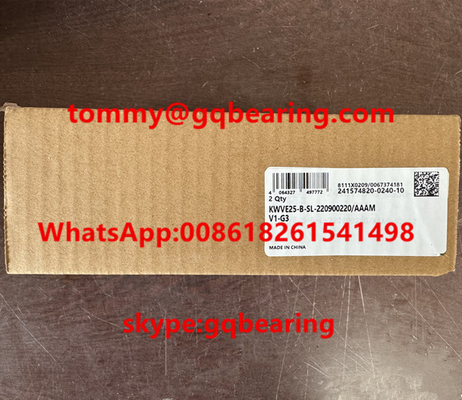 KWVE25-B-S-V1-G3 Circulating Ball Bearing Bracket Linear Guideway Carriages 23*48*83mm Mesin Linear Guide Slide