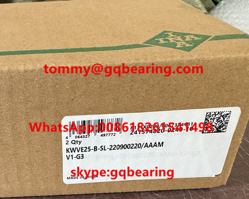 KWVE25-B-S-V1-G3 Circulating Ball Bearing Bracket Linear Guideway Carriages 23*48*83mm Mesin Linear Guide Slide