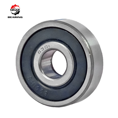 Chrome Steel Rings Keramik Hibrida Bola Bearing 12mm Tinggi Ketahanan Panjang 6301