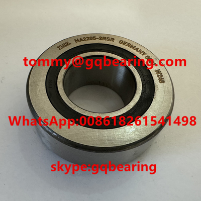 Bahan baja krom INA NA2205-2RSR Yoke Type Track Roller Bearing 25x52x18mm
