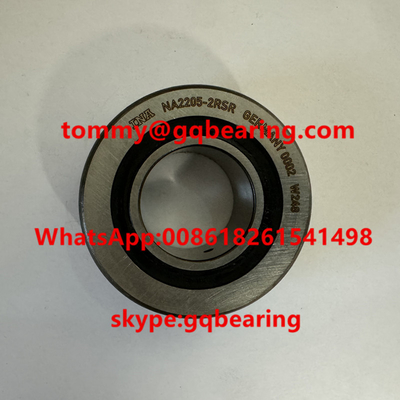 Bahan baja krom INA NA2205-2RSR Yoke Type Track Roller Bearing 25x52x18mm