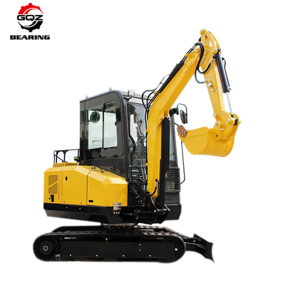 R340 tahan lama 2 Ton Pertanian Mikro Excavator Mini Digger Mesin Penggalian kecil Hydraulic Crawler Untuk dijual