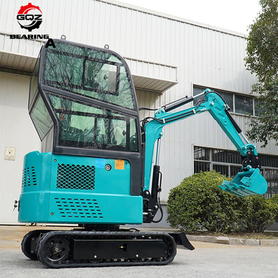 R328 tambang mini excavator karet dilacak Epa Scavatore membersihkan kotoran trek excavator pilot kontrol bagger