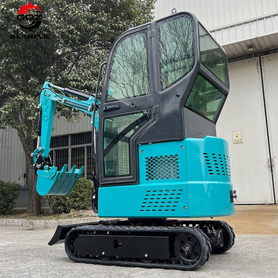 R328 tambang mini excavator karet dilacak Epa Scavatore membersihkan kotoran trek excavator pilot kontrol bagger