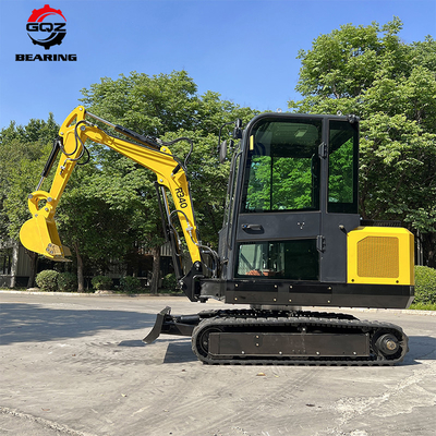 R340 tahan lama 2 Ton Pertanian Mikro Excavator Mini Digger Mesin Penggalian kecil Hydraulic Crawler Untuk dijual