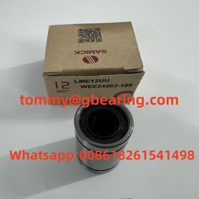 Steel Samick LME12UU WEE24062-109 Resin Cage Linear Ball Bearing LME12-A