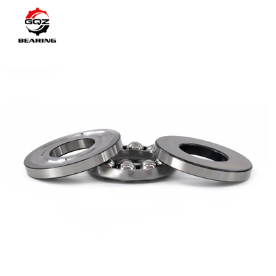 51306 Axial Metal Steel Gcr15 Thrust Ball Bearing dengan kandang baja lembaran 30x60x21mm