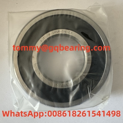 Lapisan baja Metal Cage FAG 6310-H-2RSR-SN-C3 Deep Groove Ball Bearing 50x110x27mm