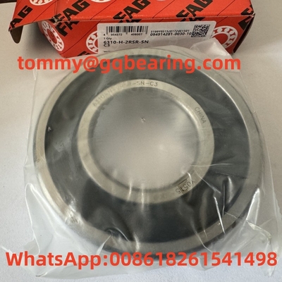 Lapisan baja Metal Cage FAG 6310-H-2RSR-SN-C3 Deep Groove Ball Bearing 50x110x27mm