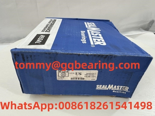 Seal Master MFCD-47 Hitam Oksida Flange Bantal Blok Bola Bantalan 2-15/16 Inci Bor