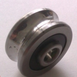 U Groove SG25-2RS Linear Guide Roller Bearing SG25 untuk Mesin Tekstil 8x30x14mm